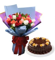 send flower with cake to bulacan