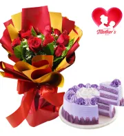 send mothers Day flower with cake to Philippines