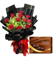 same day flower with chocolate delivery to manila