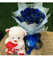 send flower with bear to Philippines