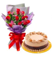 send flower with cake to manila